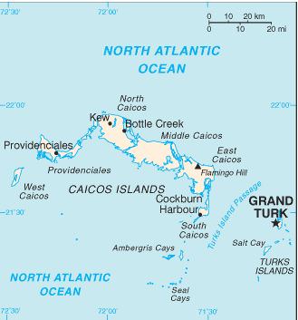 Turks and Caicos Map